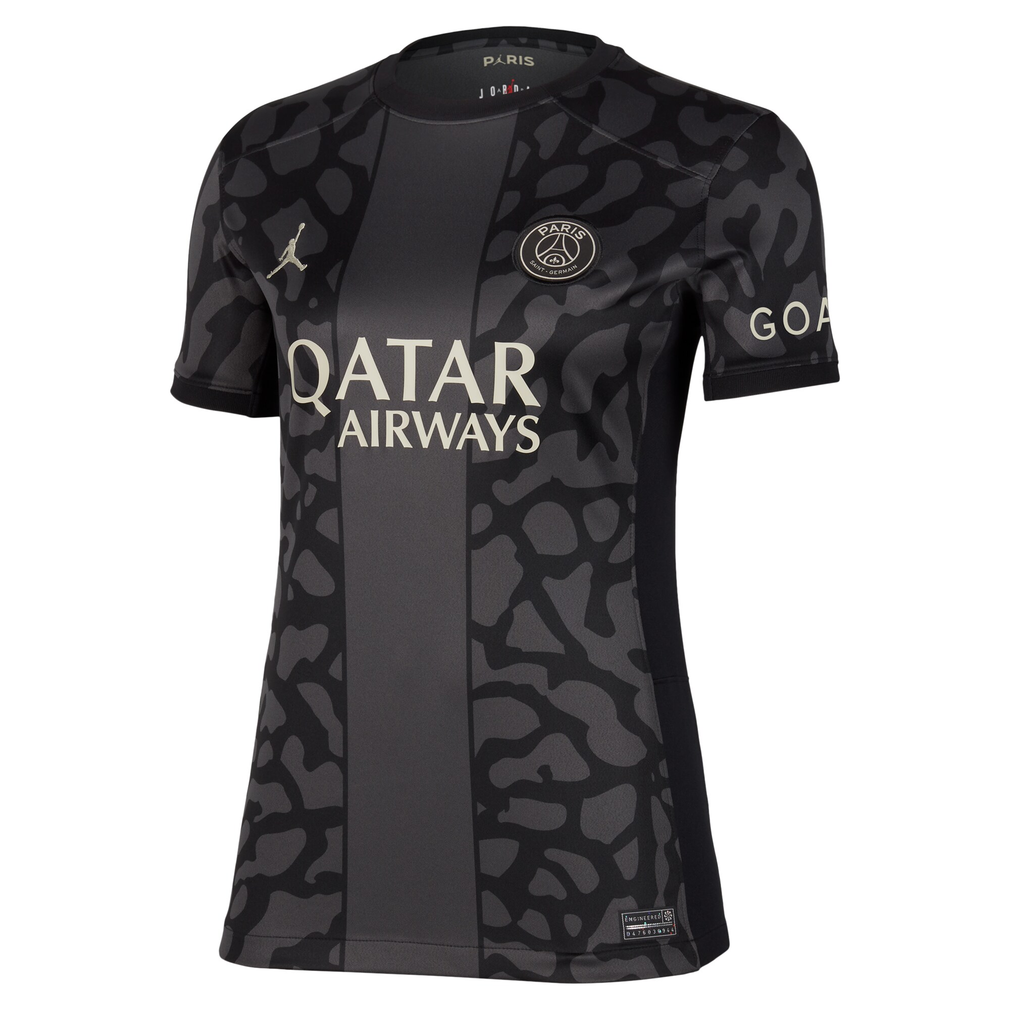 Exklusive psg x jordan drittes stadiontrikot 2023-24 – damen mit personalisieren druck Kollektion – Premium Paris Saint Germain Trikots