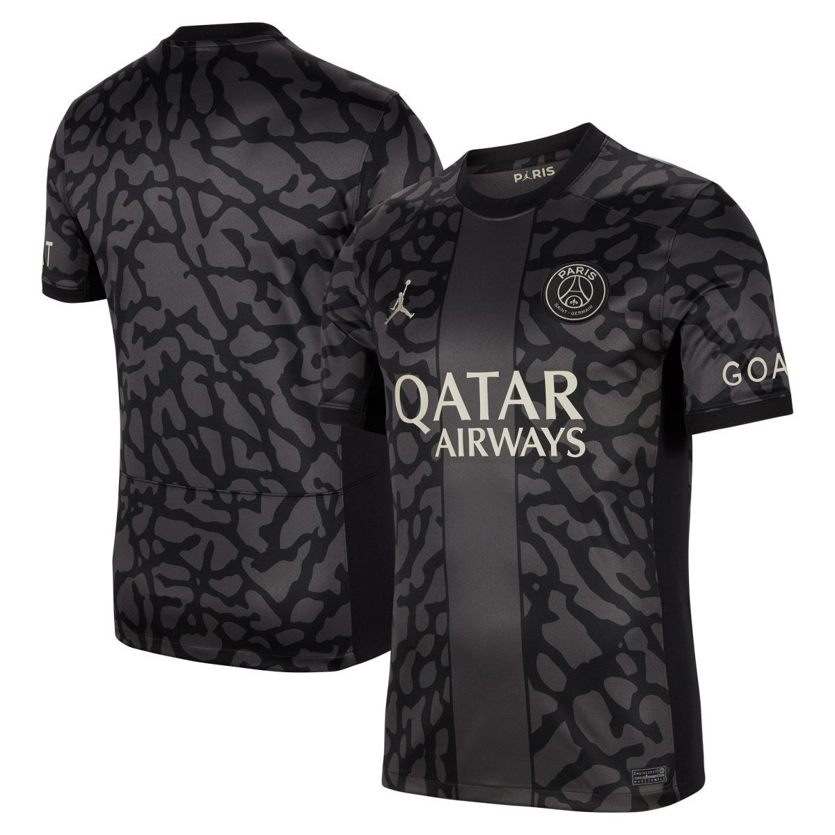Exklusive psg x jordan drittes stadiontrikot 2023-24 mit personalisieren druck Kollektion – Premium Paris Saint Germain Trikots