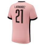Exklusive psg x jordan drittes stadiontrikot 2024-25 mit cup-aufdruck l.hernandez 21 Kollektion – Premium Paris Saint Germain Trikots