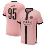 Exklusive psg x jordan drittes stadiontrikot 2024-25 mit fazer 95-aufdruck Kollektion – Premium Paris Saint Germain Trikots