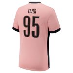 Exklusive psg x jordan drittes stadiontrikot 2024-25 mit fazer 95-aufdruck Kollektion – Premium Paris Saint Germain Trikots