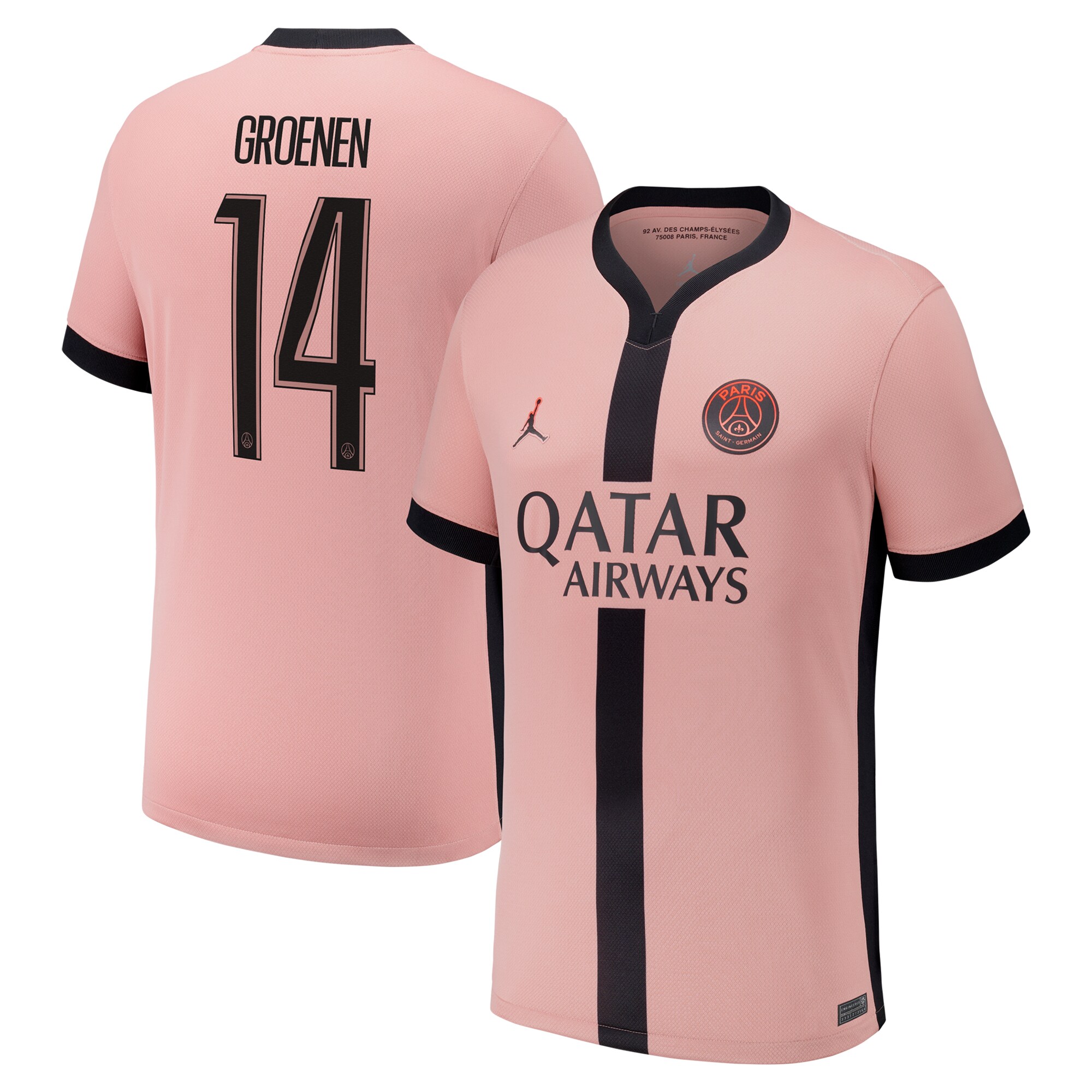 Exklusive psg x jordan drittes stadiontrikot 2024-25 mit groenen 14-aufdruck Kollektion – Premium Paris Saint Germain Trikots