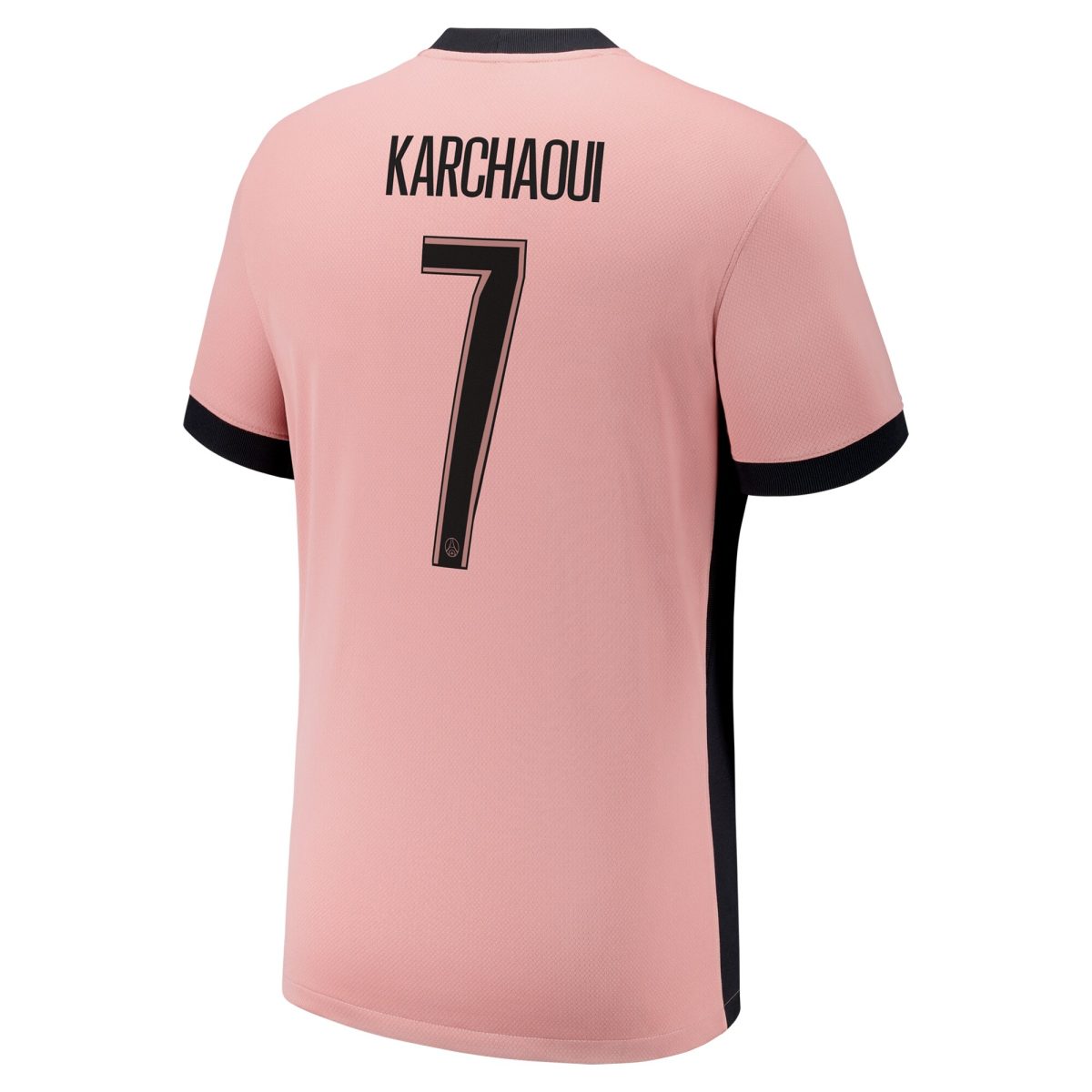 Exklusive psg x jordan drittes stadiontrikot 2024-25 mit karchaoui 7-aufdruck Kollektion – Premium Paris Saint Germain Trikots
