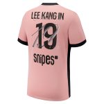 Exklusive psg x jordan drittes stadiontrikot mit zentralem cee-print für lee kang in 19 Kollektion – Premium Paris Saint Germain Trikots