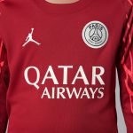 Exklusive psg x jordan fourth stadium langarm-torwarttrikot 2024-25 – kinder mit personalisieren druck Kollektion – Premium Paris Saint Germain Trikots